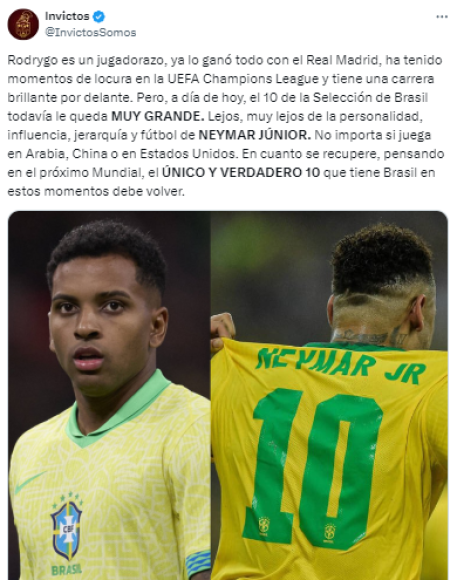 ”La peor Brasil de todos los tiempos”, “quítenle el 10 a Rodrygo”: duras críticas tras eliminación de Copa América