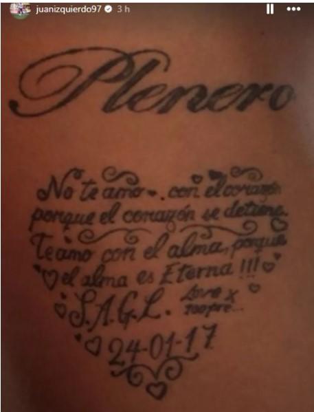 La desgarradora carta de despedida de la esposa del jugador de Nacional Juan Izquierdo: “Una parte de mí muere con vos”