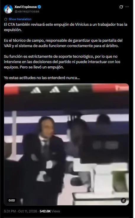 El gesto que condena a Vinicus y Bellingham dijo lo que todo Real Madrid piensa: Liga de...