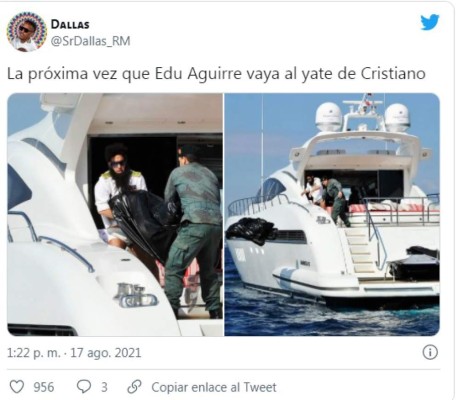 Cristiano Ronaldo anunció que no volverá al Real Madrid y los memes destrozan a Edu Aguirre