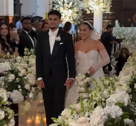 Luis Díaz se casó con la mujer de su vida: las figuras que asistieron y lo que pasó con James Rodríguez