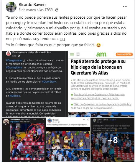 ¿Qué pasó con él y su abuelo? La verdad sobre la foto del aficionado “no vidente” en el Querétaro vs Atlas