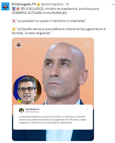 La reacción en España tras la no renuncia de Luis Rubiales: Alexia Putella explota, prensa indignada y el gobierno contraataca