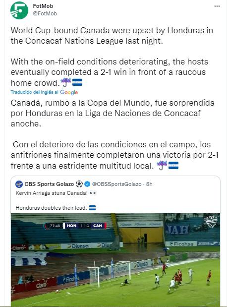Se quejan del césped y ¿se acabó la dinastía?: Así reaccionó la prensa internacional tras el triunfo de Honduras sobre Canadá