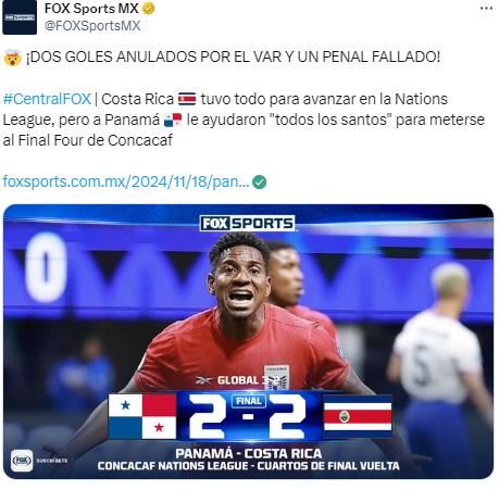 “Clásico hijo” y “la mediocridad asoma”: así reaccionó la prensa luego del pase de Panamá sobre Costa Rica en Nations League