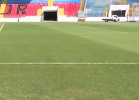 ¿Peligra el Motagua vs Real España? Así quedó la grama del Estadio Nacional Chelato tras el concierto de Grupo Firme