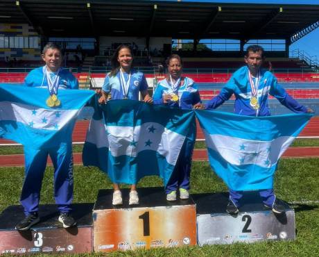 Honduras se baña de oro en el máster de atletismo desarrollado en Nicaragua