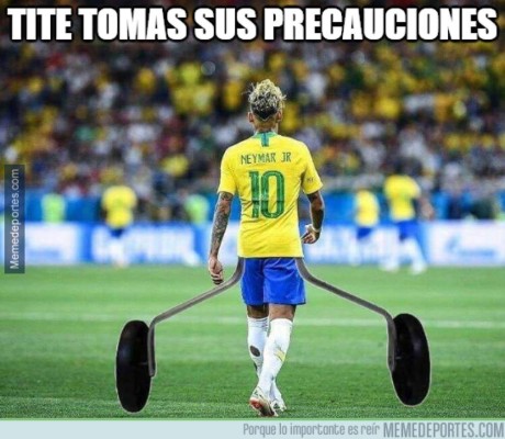 Los memes atacan a Neymar tras el Brasil-Serbia del Mundial de Rusia