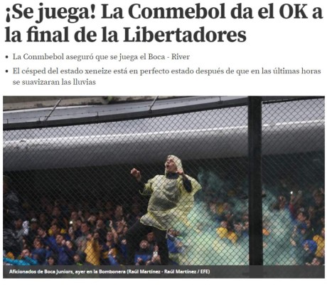 Impacto mundial: La prensa reacciona tras confirmar la final Boca-River en la Libertadores