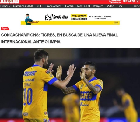Portadas y lo que dice la prensa mexicana sobre el Tigres vs Olimpia: '¿Pan comido?'