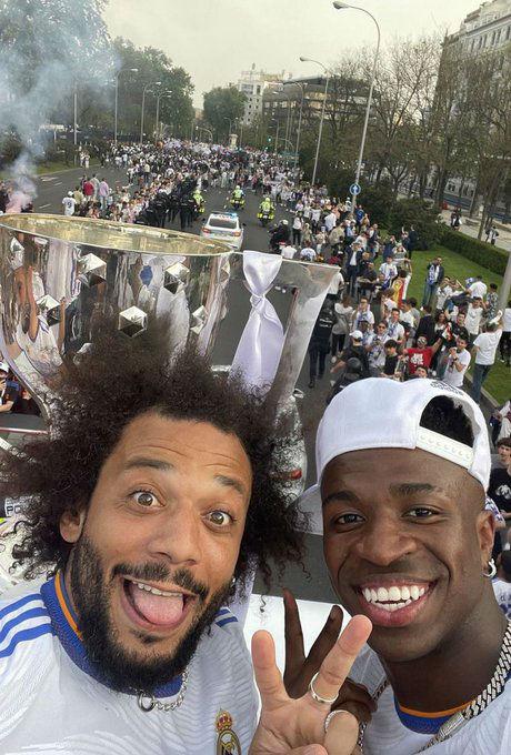 Espectacular fiesta: Real Madrid festejó en Cibeles con la afición su título 35 de la Liga de España