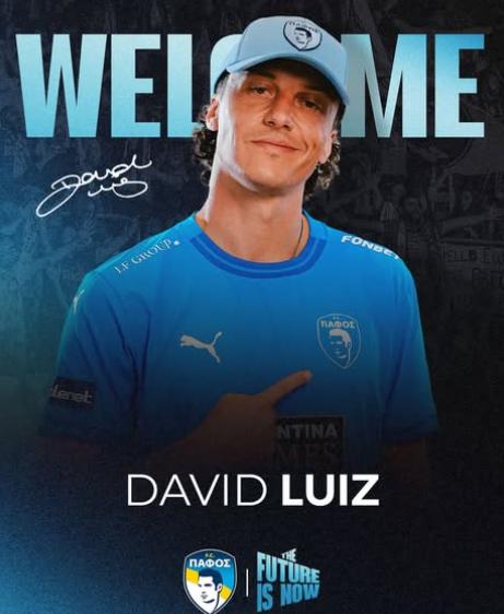 David Luiz jugará la Champions con 38 años: firmó con uno de los equipos más humildes y enfrentará a su ex