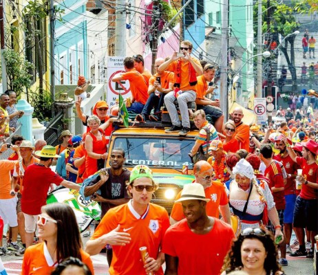 España - Holanda: las espectaculares fotos del ambiente.