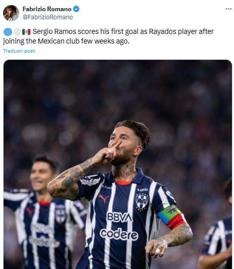 Faitelson lanzó una apuesta: Sergio Ramos anota su primer gol con Monterrey y así reacciona la prensa mexicana