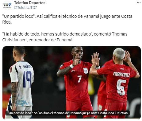 “Clásico hijo” y “la mediocridad asoma”: así reaccionó la prensa luego del pase de Panamá sobre Costa Rica en Nations League