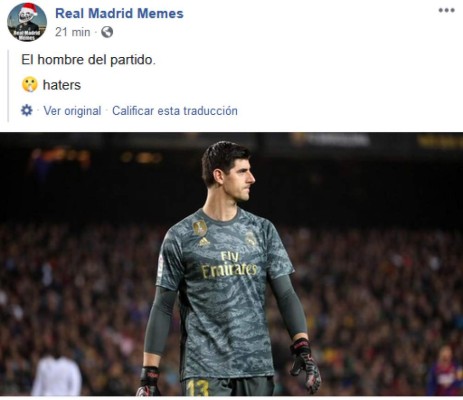 Courtois y James Rodríguez, protagonistas del los memes tras el triunfo del Real Madrid sobre Getafe