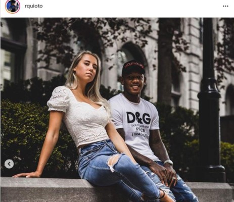 Romell Quioto se estrena como modelo y lo hace junto a una hermosa rubia canadiense