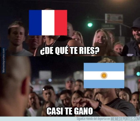 Mbappé aterroriza a Messi en los memes del Mundial de Rusia 2018&nbsp;&nbsp;