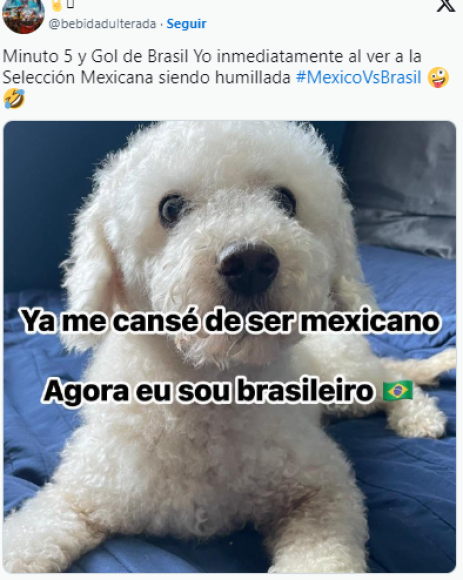 México es destruido con memes luego de perder contra Brasil en el último minuto en partido amistoso rumbo a Copa América