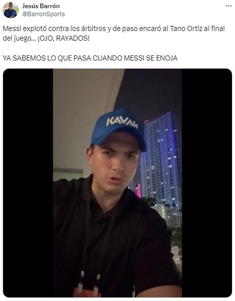 Faitelson y prensa mexicana en alerta por Messi: “Explotó contra los árbitros y ya sabemos que pasa cuando se enoja”