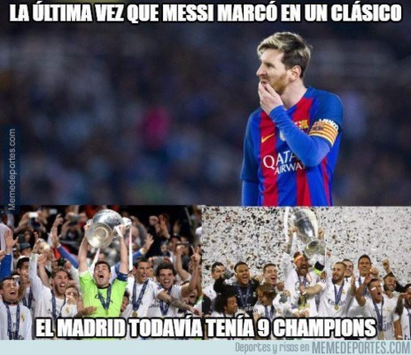 ¡Imperdibles! Los mejores memes del empate entre Barcelona y Real Madrid