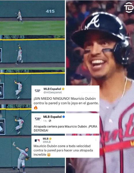 MLB pone en alto a Honduras gracias a una enorme jugada de Mauricio Dubón en la nueva victoria de los Bravos de Atlanta