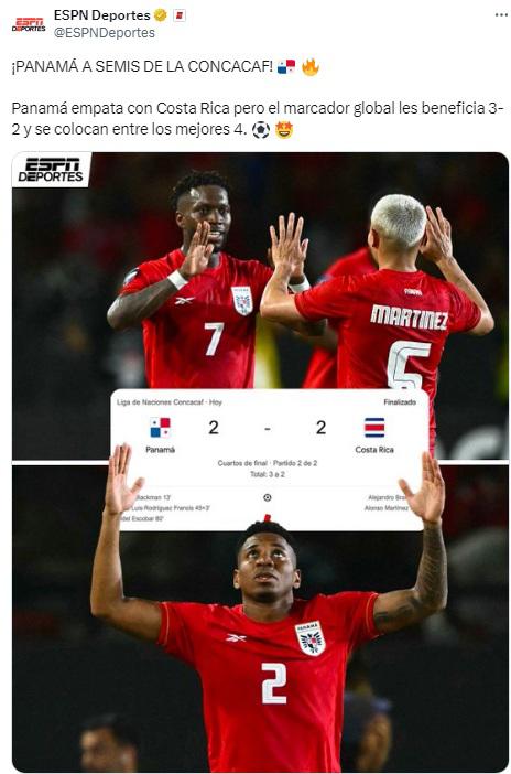“Clásico hijo” y “la mediocridad asoma”: así reaccionó la prensa luego del pase de Panamá sobre Costa Rica en Nations League