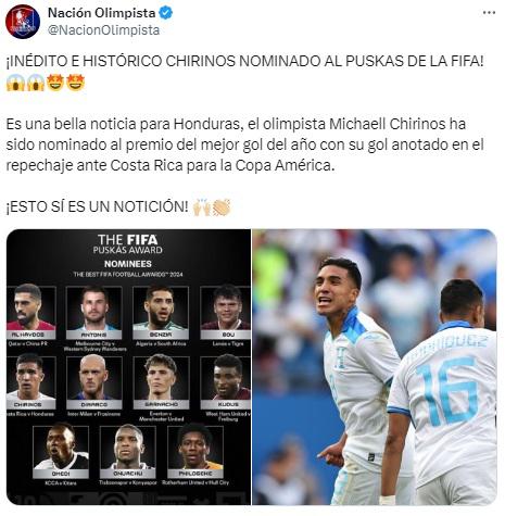 Así reaccionó la prensa tras la nominación de Michaell Chirinos al Puskas The Best 2024: “Se lo hizo a Keylor Navas”