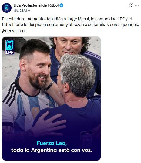 Lo que dice la prensa y clubes por la muerte del papá de Messi: Uno de los pilares...