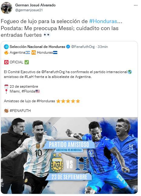 “Contra el siete veces Balón de Oro, Messi”: La reacción de la prensa tras confirmarse el amistosos Argentina vs Honduras