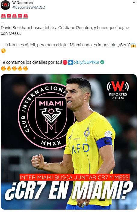 El inesperado equipo millonario que quiere juntar a Cristiano Ronaldo y Messi ¿Qué pasaría con el salario de CR7?