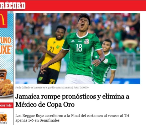 ¡Pobre Osorio! Así reacciona la prensa mexicana luego de ser eliminados de Copa Oro