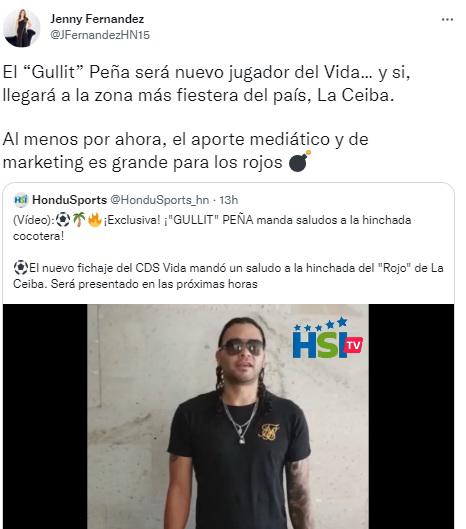Todos hablan de lo mismo: La reacción de la prensa sobre el fichaje del “Gullit” Peña por el Vida de Honduras