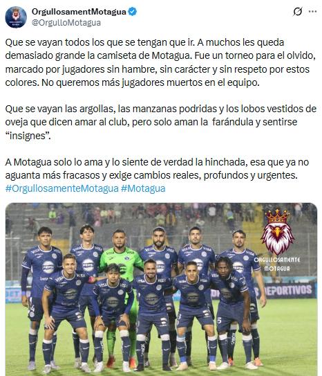 Son una vergüenza; desastroso: así reacciona la prensa contra Motagua por la dura eliminación ante Olimpia