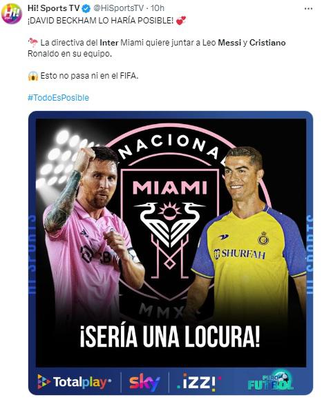 El inesperado equipo millonario que quiere juntar a Cristiano Ronaldo y Messi ¿Qué pasaría con el salario de CR7?