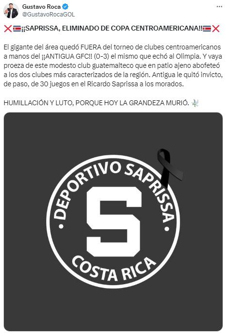 “La grandeza murió”: así reacciona la prensa a la eliminación de Saprissa; señalan al culpable y admiran al Antigua