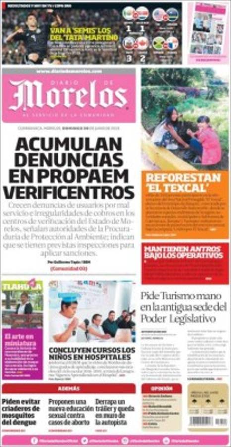 Lo que dicen las portadas de México tras el sufrido pase a semifinales ante Costa Rica