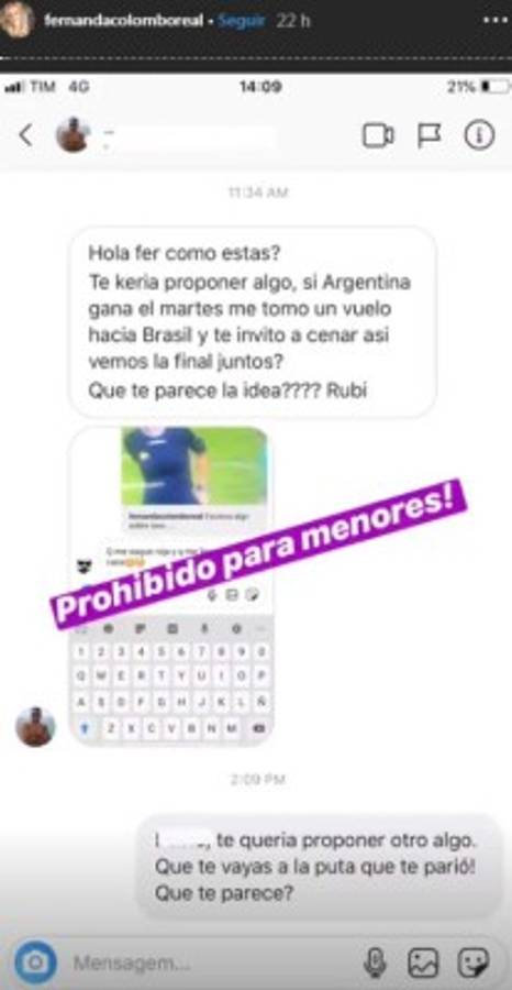 Exárbitra Fernanda Colombo recibe ''propuestas inmorales'' y se siente como ''basura''