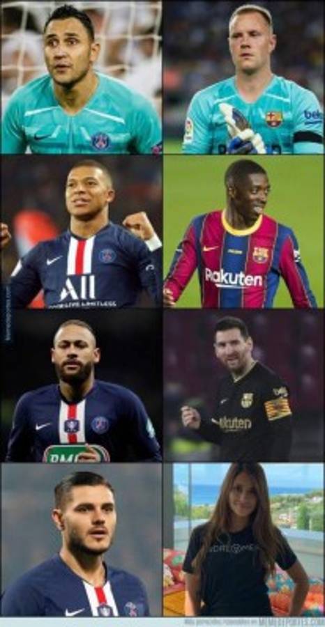 Los memes calientan el Barcelona-PSG por la Champions League y destrozan a Neymar