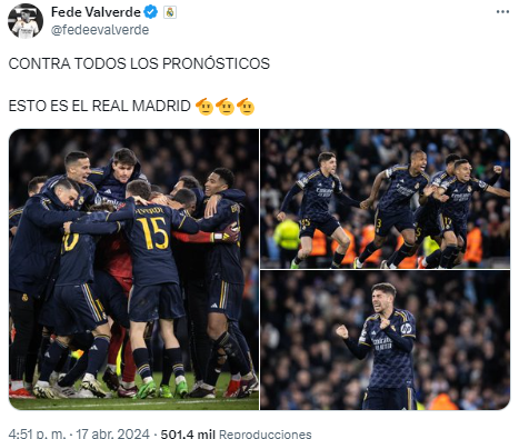 ”No tiene sentido”: lo que dicen los jugadores y medios del triunfo del Real Madrid sobre el City en Champions