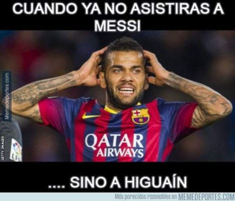 Los mejores memes del día con Gonzalo Higuaín como el gran protagonista