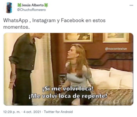 ¡Te vas a morir de risa! Los memes que está dejando la caída mundial de Facebook, Instagram y Whatsapp