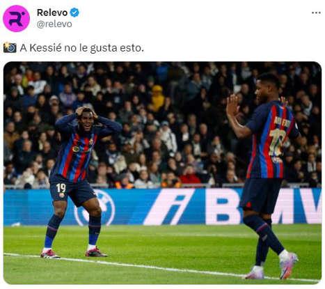 Los memes que destrozan a Vinicius y Ansu Fati por quitarle el gol a Kessié en el Real Madrid-Barcelona