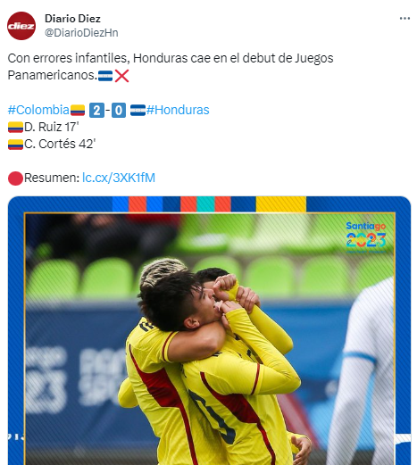 ¡Ya veían la derrota! Periodistas reaccionan por la triste presentación de Honduras en los Juegos Panamericanos 2023