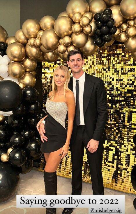 ¿Cómo recibieron los cracks el año 2023? Antonela Rocuzzo y las parejas de Courtois y Raphinha deslumbraron