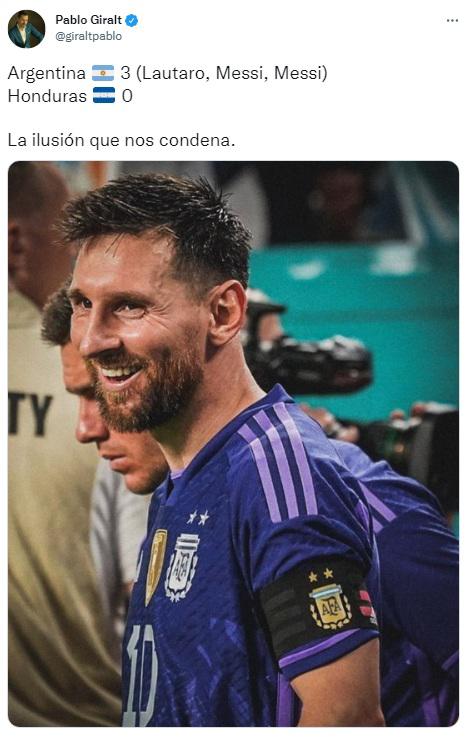 ¡Así hablan de Messi y Héctor Castellanos! La reacción de la prensa argentina luego de golear a Honduras: “responden con violencia”