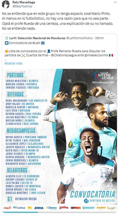 Honduras-México: Así reaccionó la prensa a la convocatoria de Reinaldo Rueda con la ausencia de Pinto y el llamado de Facussé