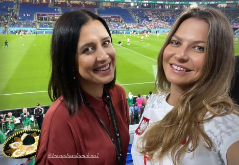 No viste en TV: así fueron captados Memo Ochoa y Lewandowski al final del partido, y su bella esposa enamora a los mexicanos