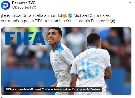 Así reaccionó la prensa tras la nominación de Michaell Chirinos al Puskas The Best 2024: “Se lo hizo a Keylor Navas”