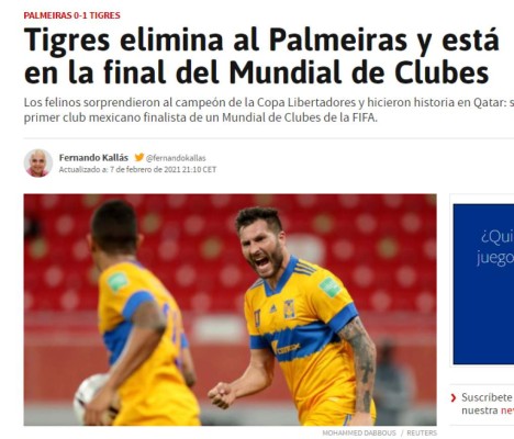 Así reacciona la prensa tras la gesta de Tigres en el Mundial de Clubes y el mensaje del Bayern Múnich